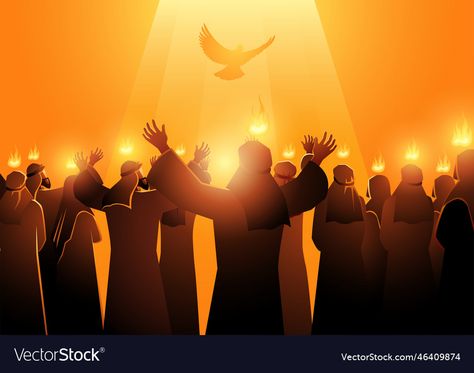 Pentecost Day Images, Pentecost Holy Spirit, Pentecost Sunday Images, Pentecost Illustration, Pentecost Day, Holy Spirit Images, Pentecost Sunday, Linda Smith, Sunday Images