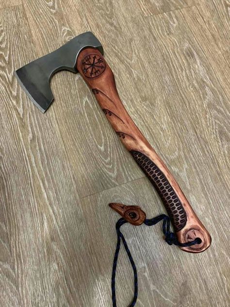 Custom Handmade Axes, Diy Ulu Knife, Hatchet Holster, Viking Hatchet, Knife Holster, Tactical Swords, Damascus Kitchen Knives, Handcrafted Knife, Bone Crafts