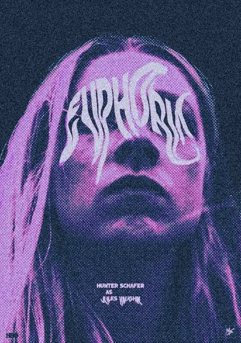 Jules Euphoria, Euphoria Vibes, Euphoria Aesthetic, Dorm Posters, Wallpaper Tumblr, Music Album Cover, Vintage Poster Art, Band Posters, New Poster