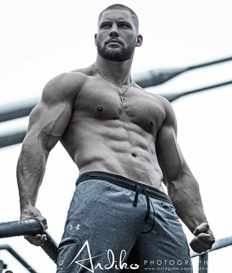 Gorgeous, sexy, and talented German born Romanian boxer/model/actor Florian "Big Nasty" Munteanu Muscle Hunks, Muscle Body, Country Men, Mens Workout Clothes, Real Men, Muscular Men, Big Men, Good Looking Men, Muscle Men