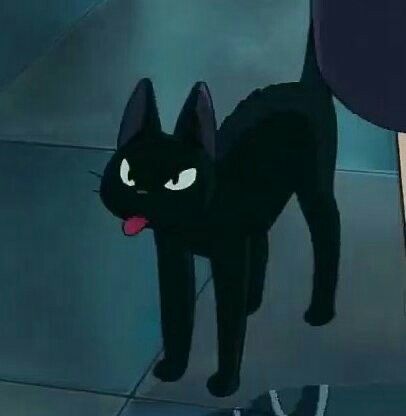 studio ghibli kikis delivery service jiji profile picture icon pfp aesthetic anime movie film cute cat animated Kiki's Delivery Service Cat, Kiki Cat, Service Cat, Art Studio Ghibli, Black Cat Anime, Studio Ghibli Characters, Gato Anime, Ghibli Artwork, Studio Ghibli Movies