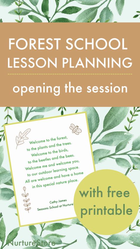 Forest School Planning, Forest School Lesson Plans, Nature Songs For Kids, Forest School Songs, Bush Kindy, Forest Activities, Woodland Activities, Forest Preschool, Forest Classroom