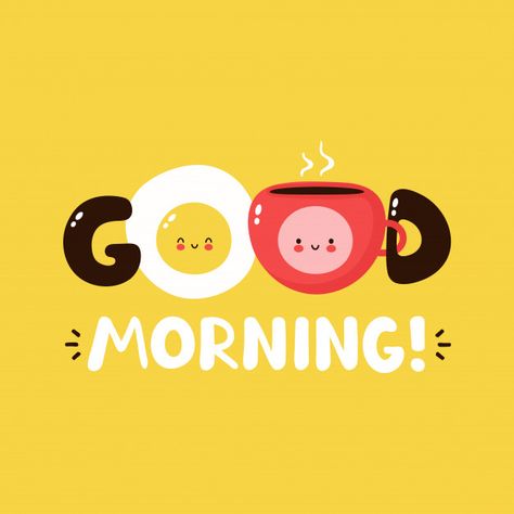 Discover thousands of Premium vectors available in AI and EPS formats Good Morning Art, Whatsapp Good Morning, Happy Monday Quotes, Monday Morning Quotes, Poster Food, Quotes Arabic, Happy Week End, Neon Style, Vector Poster