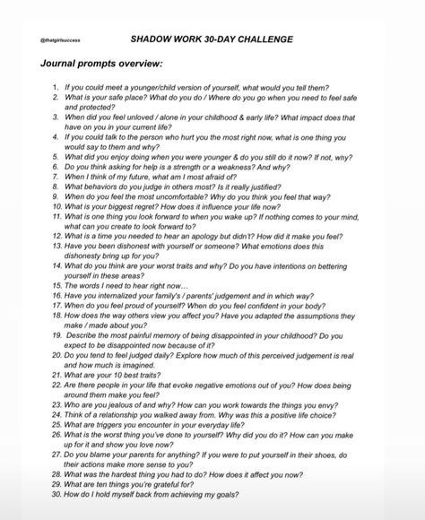 30 Days Shadow Work, Journal Prompts For Leveling Up, Shadow Work Journal Prompts Morning, Shadow Work Journal Prompts Printable, October Shadow Work Journal Prompts, Journal Prompts For New Relationships, Journal Prompt Breakup, Decluttering Journal Prompts, Self Confidence Shadow Work