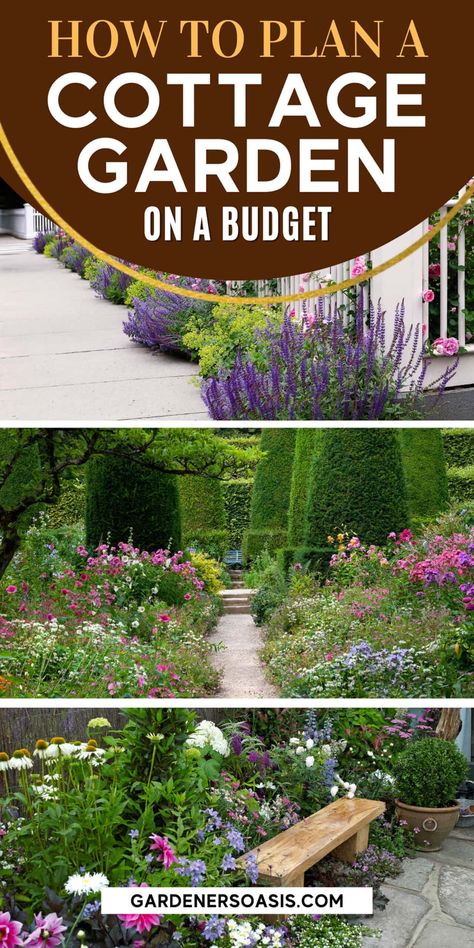 Create a charming modern cottage garden in your yard with these tips. Get all the ideas for how to create your very own modern cottage garden design. Big Garden Design, Garden Design Cottage, Garden Ideas Decoration, Modern Cottage Garden, Cottage Garden Design Ideas, Cottage Garden Ideas, Garden Concept, Fragrant Garden, Cottage Garden Plants