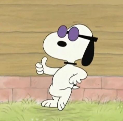 Peanuts Aesthetic, Snoopy Aesthetic, Cartoon Dog, A Cartoon, Follow Me, The Day, Snoopy, Sunglasses, Tumblr