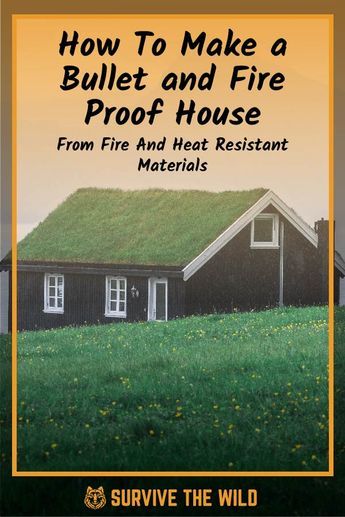 Bushfire Proof House, Fire Resistant House, Weather Proofing House, Fortifying Your Home, Fire Proof House, Fireproof House, Zombie Proof House, Wall Decor Inspiration, Survival Skills Emergency Preparedness