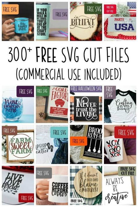 300+ Free Commercial Use SVG Cut Files for Silhouette Portrait or Cameo, Brother Scan N Cut, and Cricut Explore or Maker - cuttingforbusiness.com Brother Plotter, Svg Files For Scan And Cut, Scan N Cut Projects, Vinyle Cricut, Cricut Svg Files Free, Idee Cricut, Cricut Explore Projects, Svg Bundles, Projets Cricut