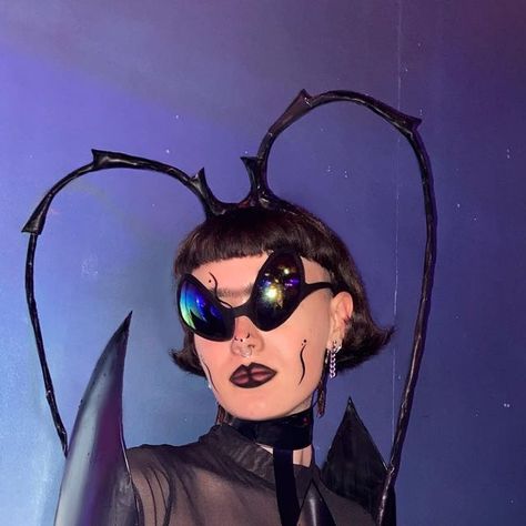 Croquis, Spider And Fly Costume, Fly Mask Costume, Wild Costume Ideas, Vintage Spider Costume, Millipede Costume, Insect Costume Women, Beetle With Wings Out, Spotted Lantern Fly Costume