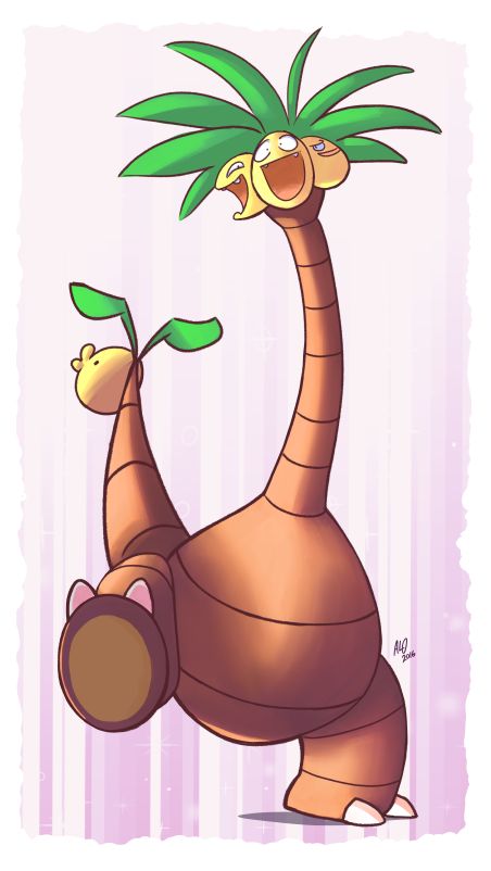 exeggutor forma alola Alolan Exeggutor, Pokemon Dragon, Pokemon Alola, Type Pokemon, Pokemon Fusion, Pokemon Teams, All Pokemon, Pokemon Fan, Cute Pokemon