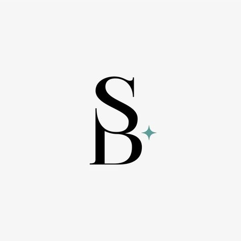 Sb Monogram, Symbols With Meaning, Initials Logo Letters, Typography Logo Fonts, Letter S Logo, Hand Lettering For Beginners, Lip Logo, Salon Logo Design, Business Branding Inspiration