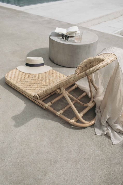 Sunbeds – The Straw Rattan Beach Chair, Rattan Lounger, Picnic Chairs, Deco Boheme Chic, Stylish Outdoor Furniture, Rattan Lounge Chair, Sun Chair, Floor Sitting, Deco Boheme