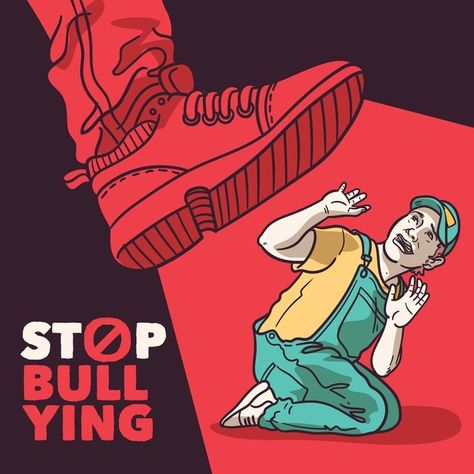 Bully Infographic, Bully Drawing, Anti Ragging Logo Ideas, Stop Ragging Poster, Bulling Posters Ideas, Anti Ragging Drawing, Anti Ragging, Stop Bully Poster, Stop Bulling Posters