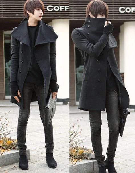 Jungkook Fashion, Winter Cool, Korean Winter, Korean Fashion Winter, Overcoat Jacket, Male Clothes, Korean Fashion Summer, Korean Fashion Outfits, Long Overcoat