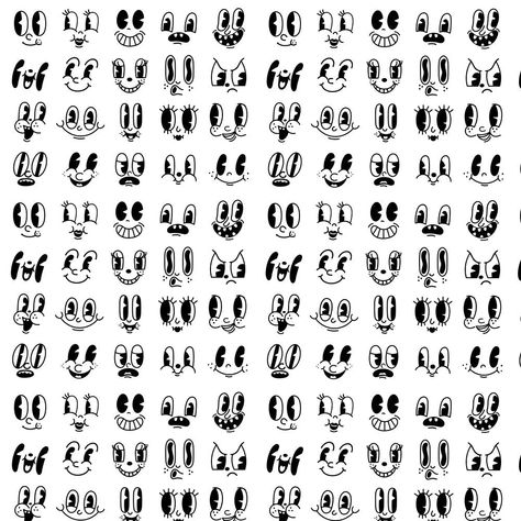 The Black and White 30s Retro Funny Faces Fabric is part of the Black & White Fabric Collection , printed by Sew Creative Fabrics. It is digitally printed on 100% cotton and measures 42-45" wide.  Even though we do our best to ensure that the colors in our fabric photographs are accurate, please be aware that your display screen may show slight variances in color, shade, or hue.  Washing Directions: When Machine Washing, use similar colors on a Cold Setting. Do not use Bleach. When Machine Dryin Retro Mascot, Egypt Design, Dickson Tennessee, Cartoon Style Drawing, Fabric For Sewing, Inspiration Painting, Retro Funny, Retro Cartoon, Black And White Fabric