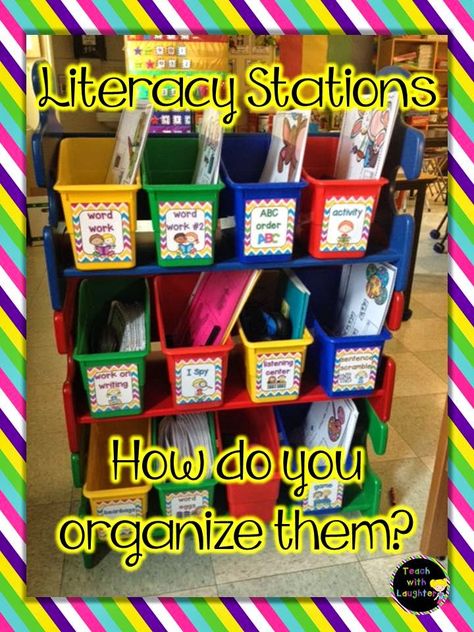 I personallt love to organize things & keep them organized. I feel like this is a great idea to keep your classroom library organized & students will be able to find the type of book they want easily. Library Stations, Literacy Work Stations, Organized Classroom, Stationary Box, Reading Stations, Classroom Centers, Abc Activities, Work Stations, Classroom Organisation