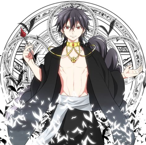 Magi: The Labyrinth of Magic// Judal Magi Judar, Judal Magi, Dc Banner, Magi Sinbad, Aladdin Magi, Victorian Vases, Magi 3, Sinbad Magi, The Kingdom Of Magic