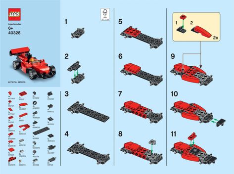 Lego Ideas To Build Instructions, Lego Mini Builds, Lego Ideas To Build, Lego Race Car, Lego Cars Instructions, Lego Room Decor, Custom Display Case, Lego Sports, Instructions Lego