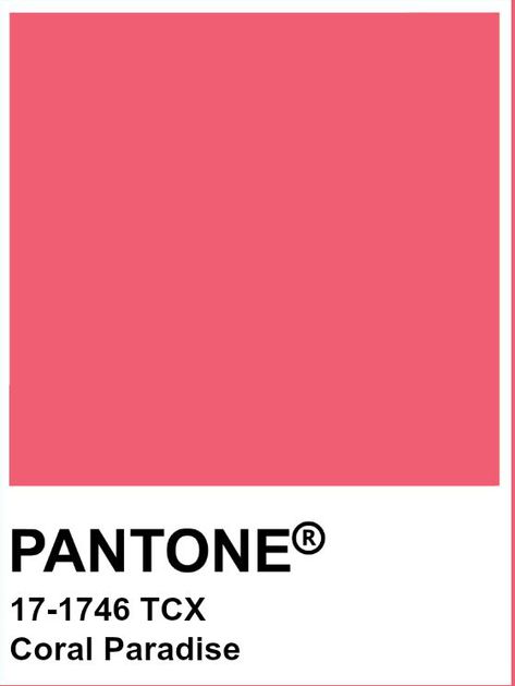 Color Coral, Pantone Color, Hot Pink, Paradise, Coral, Color