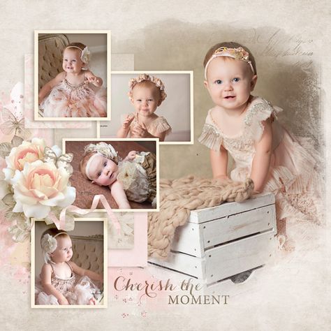 Baby Album Ideas, Family Album Design, Baby Album Design, Christmas Background Photography, Baby Photo Collages, Baby Collage, Collage Gifts, Photo Book Template, Birthday Photo Album