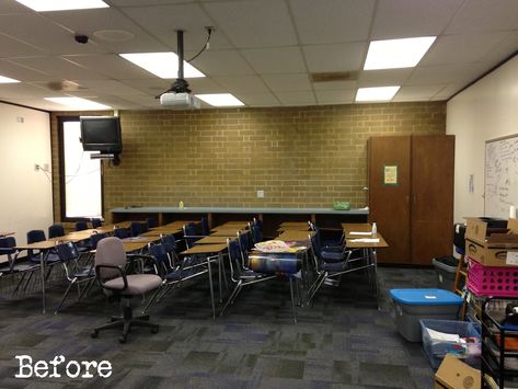 High School Classroom Makeover, Classrooms That Look Like Home, Making A Classroom Feel Like Home, Cinder Block Classroom Walls, Teacher Lounge Makeover On A Budget, Cozy Classroom Ideas Elementary, Cozy Classroom Ideas, Cozy Classroom Ideas High School, Classroom On A Budget