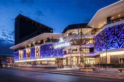 Canpark Shopping Mall – Toner Architects Mall Outside Design, Mall Architecture Exterior, Mall Project Architecture, Mall Building, Shopping Center Architecture, Mall Architecture, Mall Facade, Shopping Mall Design, Plaza Design