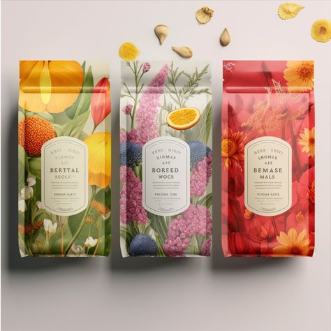 Herbal Beverage Sachet Packaging | Design Inspiration | Organic Natural Herbal Drink Branding | Organic Natural Herbal Drink | Brand Identity | Brand Identity Examples | Packaging Design Ideas | Herbal Drink Brand Template | Brand Identity for Beverage Sachet Brand | Herbal Drink Packaging | Packaging Design Inspiration | Brand Packaging | Product Packaging | Created by #MidjourneyAI, #Midjourney #aiart #art #ai #artificialintelligence #machinelearning #aiartcommunity #aipackagingdesi Herbal Tea Packaging Ideas, Herbal Tea Packaging Design, Sachet Packaging Design, Illustrative Packaging, Luxury Tea Packaging, Organic Tea Packaging, Drink Packaging Design, Organic Tea Brands, Drink Branding