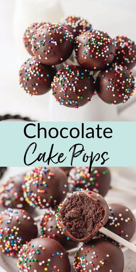 Recipe For Cake Pops, Chocolate Cake Pops Recipe, Perfect Cake Recipe, Cake Pop Recipe Easy, Oreo Cake Pops, Instant Espresso, Cake Ball Recipes, Cake Pop Maker, Chocolate Recipes Easy