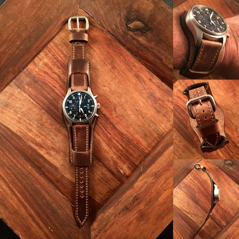 Horween Chromexcel, Leather Watch Strap, Paracord, Watch Strap, Leather Craft, Omega Watch, Leather Watch, Leather Straps, Stone