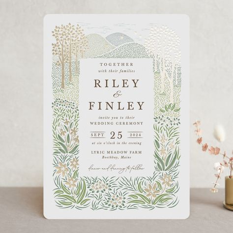 Boho Wedding Invites, Country Wedding Favors, Paper Sun, Letterpress Save The Dates, Foil Stamped Wedding Invitations, Foil Pressed Wedding Invitations, Wedding Address, Country Wedding Invitations, Wedding Favor Stickers