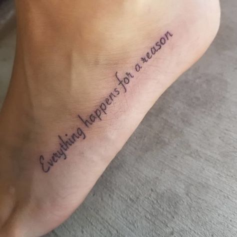 Side Of Foot Tattoos For Women, Small Foot Tattoo, Little Foot Tattoos, Foot Tattoo Quotes, Cute Foot Tattoos, Small Foot Tattoos, Tattoo Foot, Tattoo Diy, Small Quote Tattoos