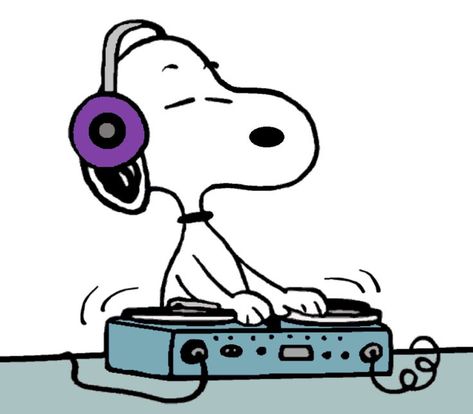 Dj Cartoon, Joe Cool Snoopy, Cool Snoopy, Wallpaper Snoopy, Snoopy Tattoo, Woodstock Snoopy, Music Cartoon, Snoopy Funny, Snoopy Images