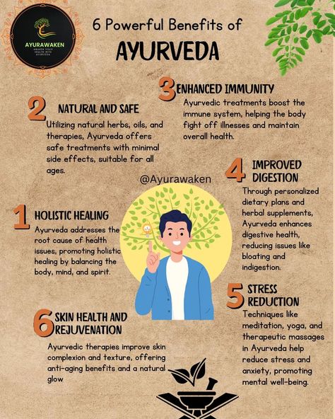 Discover the ancient wisdom of Ayurveda for a balanced, healthier life. 🌿✨ From holistic healing and natural therapies to stress reduction and enhanced immunity, Ayurvedic treatments offer countless benefits. Embrace nature’s power and transform your well-being today! 🌱🧘‍♂️ #Ayurveda #Holistichealing #Naturalwellness #Stressrelief #Healthyliving #Ayurvedicbenefits #Ayurawaken Nature, Ayurveda Food, Ayurvedic Beauty, Ayurvedic Therapy, Ayurveda Recipes, Ayurveda Lifestyle, Ayurveda Life, Cycle Syncing, Ayurvedic Healing