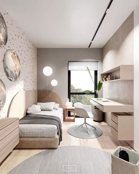 [Sponsored] Simple And Modern Single Room Design Ideas That Will Blow Your Mind #simplebedroomideasforsmallrooms Tiny Bedroom Design, Small Room Design Bedroom, Kids Interior Room, Small Bedroom Decor, Girl Bedroom Designs, Small Room Design, Tiny Bedroom, Girl Bedroom Decor, Room Design Bedroom