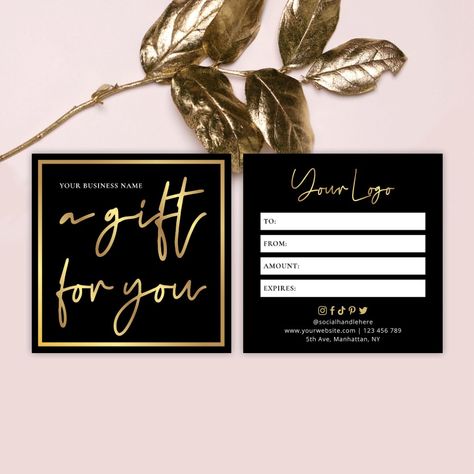 Display gift cards for gift