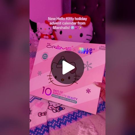 NEW Hello Kitty holiday advent calendar from Marshalls! ❄️💞✨ @helloki... | hello kitty advent calendar | TikTok Sanrio Advent Calendar, Hello Kitty Advent Calendar, Hello Kitty Calendar, Hello Kitty Holiday, Hello Kitty Shop, Christmas Calendar, Hello Kitty Christmas, Christmas Song, Cute Pink