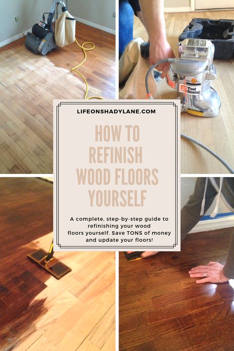 Saving Money, Refinish Wood Floors, Refinishing Hardwood Floors, Step Guide, Wood Floors, Hardwood Floors, Save Money, Flooring, Money