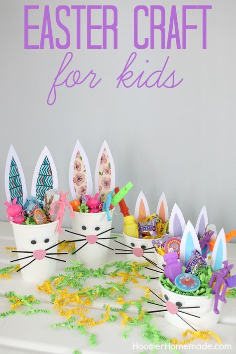 Bunny Cups, Easter Photo Frames, Easy Craft Ideas For Kids, Easter Craft For Kids, Mothers Day Craft, Class Treats, Easter Classroom, Easter Lessons, April Art