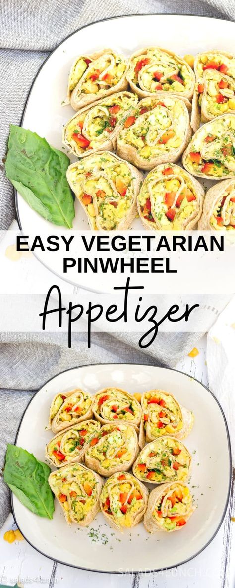 Easy Vegetarian Pinwheels Appetizer Recipe Vegetarian Mini Sandwiches, Vegetarian Pinwheels, Vegetarian Christmas Appetizers, Vegetarian Super Bowl, Fancy Appetizer Recipes, Fresh Appetizers, Pinwheel Sandwiches, Vegetarian Appetizer, Runners Food