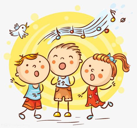 Spring Songs For Kids, Best Nursery Rhymes, Rhymes For Babies, Classic Nursery Rhymes, Kids Singing, Spring Song, Kids Clipart, Musical Notes, Songs To Sing