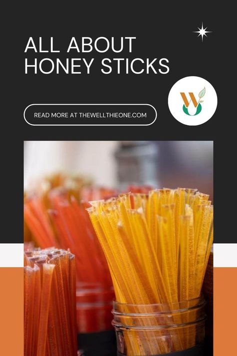 All About Honey Sticks How To Flavor Honey, How To Make Honey Sticks, Powdered Honey, Remedies For Bee Stings, Honey Spoons, Honey Brand, Honey Benefits, Honey Diy, Honey Sticks