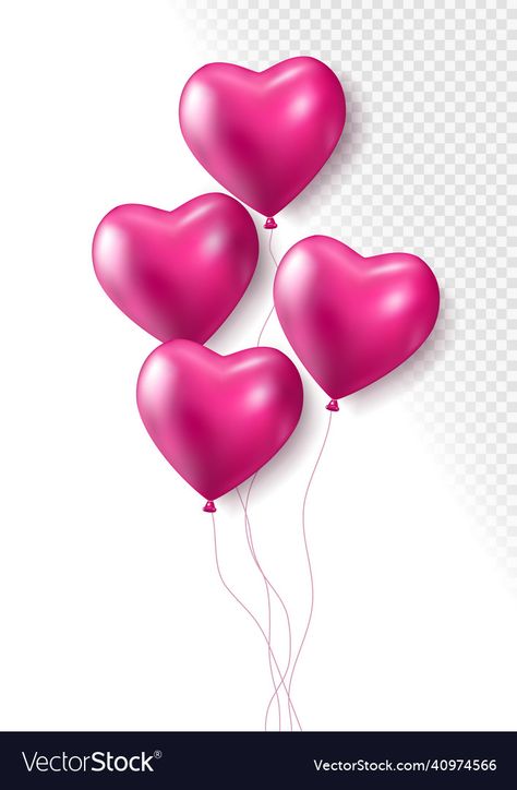 Background Air, Season Decorations, Balloon Games, Balloons For Birthday, Balloon Illustration, Pink 3d, Wedding Jacket, Beautiful Love Pictures, 3d Heart