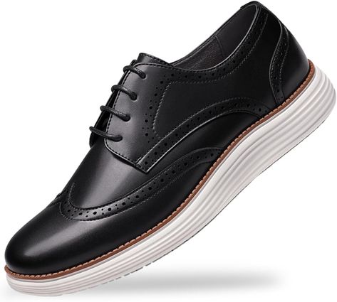 Amazon.com | Cestfini Brown Mens Dress Shoes Casual Dress Sneakers Business Oxford Shoes Comfortable Wingtip Brogue Office Shoes BROWN 10 | Oxfords Mens Dress Sneakers, Mens Casual Dress Shoes, Dress Sneakers, Mens Office, Casual Dress Shoes, Oxford Shoes Men, Office Shoes, Business Shoes, Shoes Brown