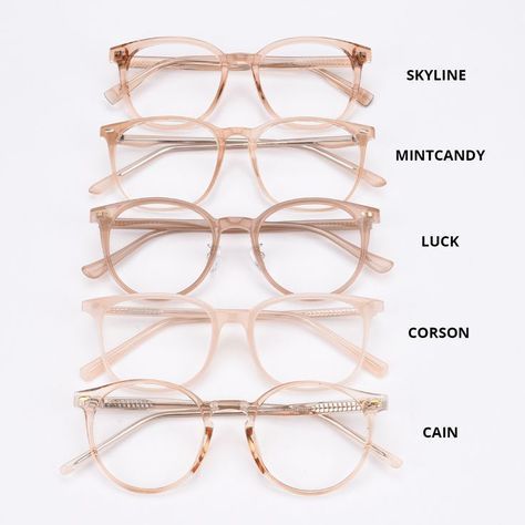 Eyeglasses Women Aesthetic, Aesthetic Eyeglasses Frame, Cute Glass Frames, Cute Frame Glasses, Brown Eyeglasses For Women, Pink Glasses Frames For Women, 2023 Glasses Frames Women, Spects Frames For Women, Trendy Spectacles Frames