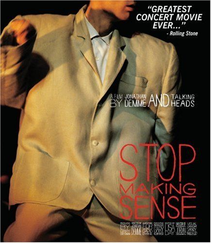 Stop Making Sense - A concert movie by Talking Heads. Really good dramaturgy and light design. Their clothes and dance styles are awesome and the music of course too. Stop Making Sense, David Byrne, Cool Album Covers, Lp Cover, Great Albums, Rock N’roll, Talking Heads, Morrissey, Best Albums