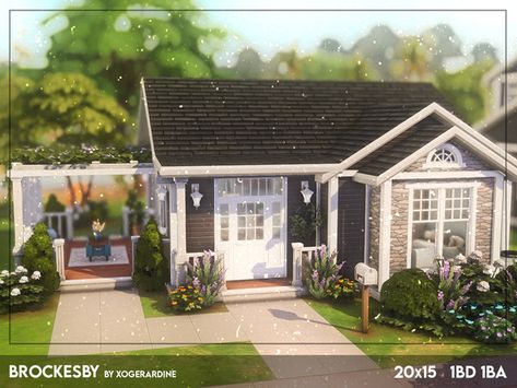 Sims 4 Houses Layout, Lotes The Sims 4, Sims 4 Family, Sims 4 House Building, Suburban House, Sims 4 House Design, Sims Building, Casas The Sims 4, Sims House Plans