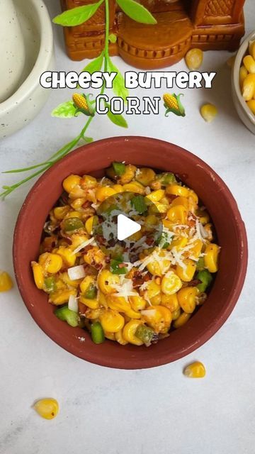 Harshita Choudhary on Instagram: "Cheesy and Buttery Corn for your Evening cravings😋 . Ingredients- 🔺Sweet corn 🔺Butter 🔺Green chilli 🔺Cheese 🔺Red chilli powder 🔺Salt 🔺Black pepper powder 🔺Chilli flakes 🔺Chaat masala 🔺Oregano 🔺Black pepper powder 🔺Veggies of your choice . Keep following @yummy_tummy25 for more such recipes. . #sweetcorn #cornchaat #eveningsnacks #easyrecipes #recipeoftheday #foodfood #foodieforever #foodstagram #healthyeating #cheesycorn #instafoodie #rajasthanifood #northindianfood #cheeserecipes #foodgasm" Corn Recipes Indian, Sweetcorn Recipes, Corn Chaat Recipe, Evening Snacks Recipes, Corn Butter, Cheese Scone Recipes, Buttery Corn, Rajasthani Food, Cheesy Corn