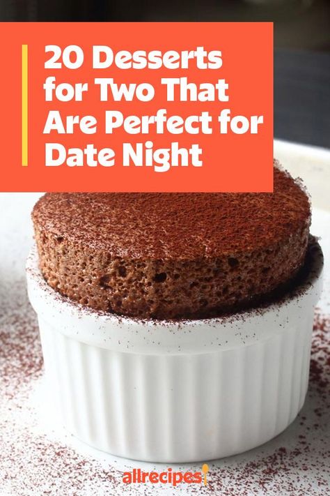 Healthy Desserts For Two, Dessert For Two Romantic, Chocolate Desserts For Two, Anniversary Dessert Ideas For Two, Date Night Dessert Ideas, Easy Romantic Dessert For Two, Fun Date Night Recipes, Romantic Desserts For Two Easy, Date Night Dessert Recipes