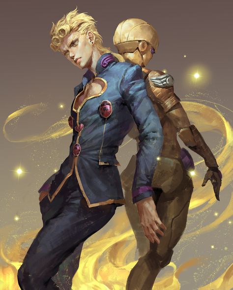 [Fanart] Giorno Giovanna & Gold Experience - Imgur Gakuen Handsome, Johnny Joestar, Anime W, Jojo's Adventure, Bizarre Art, Jojo Parts, Jojo's Bizarre Adventure Anime, Jojo Memes, Jojo Bizzare Adventure