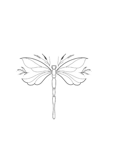 Fine Line Dragonfly, Dragonfly Outline, 2024 Tattoo, Flash Sheets, Tattoo Design Book, Design Book, Fine Line, Cute Drawings, Tatting